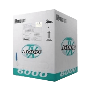 Bobina de Cable UTP 305 Metros (1000 Pies) de Cobre, TX6000™ PanNet, Reelex, Blanco, Categoría 6 Mejorado (23 AWG), PVC (CMR, Riser), de 4 Pares