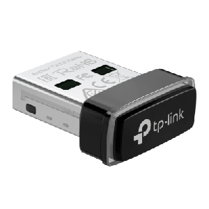 Adaptador USB Inalámbrico AX300 / Wi-Fi 6 2.4 GHz / 287 Mbps / Nano Size / OFDMA y MU-MIMO / Driver Pre-cargado / WPA2-PSK
