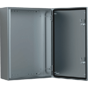 Gabinete de Acero Inoxidable 304L ASR IP66 300x200x150 mm (11.8 x 7.9 x 5.9 in) / 2 Cerraduras / Montaje Placa 2 mm