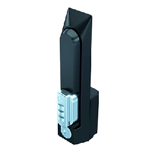 Chapa de Seguridad para Gabinete Con Combinación de 3 Dígitos / Control Llave Maestra / Acero Negro Texturizado / Dimensiones 7.50 x 1.38 x 2.50 in