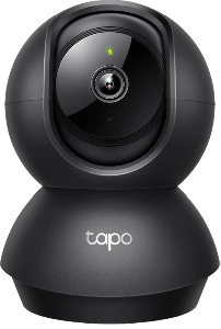 Cámara de Seguridad Interior Wi-Fi 360°, 1080p Full HD, Visión Nocturna 12 m, Detección IA Personas y Llanto de Bebé, Audio Bidireccional, Compatible Alexa y Google Home, Almacenamiento microSD 512 GB