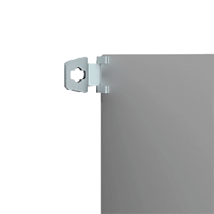 Soporte de Montaje en Pared para Gabinetes NEMA / Brackets Externos AW / Acero Suave Zincado 3 mm / 36x76x21 mm (1.42x2.99x0.83 in) / Incluye 4 Unidades con Accesorios / Mantiene Protección NEMA / IP