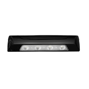 Luz Auxiliar de Escena de 4 LED, Blanco, Lente Transparente, Bisel Negro