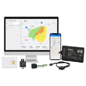Kit Rastreador Vehicular 4G LTE CAT 1 y 2G/Bluetooth/Anualidad de SIM600MB1Y /Anualidad de EPCOMGPSCODE/ Relevador/boton SOS