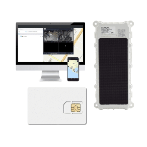 KIT Dispositivo de Seguimiento de Activos / Protección IP67 / Recargable Li 9600 mAh / LTE Cat-M1/NB-IoT / Tamaño Compacto / Funciona con Energía Solar / + EPCOMGPSANUAL + SIM500MB2Y