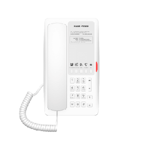 Teléfono IP Hotelero Wi-Fi 6 / 2 Líneas SIP / Doble Banda 2.4/5 GHz / 5 Teclas Programables / Puerto USB-A / PoE 802.3af / Audio HD