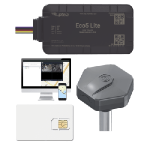 Rastreador Vehicular y Monitoreo de Flota / BLE 5.0 y GNSS / LTE CAT1 y LTE-M con Respaldo 2G / GNSS U-blox / MiKado IP54 / -20 °C a +40 °C / Acelerómetro de 3 Ejes / Suministro 9-32 V / Batería Interna