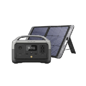 Estación de Energía Portátil / 256 Wh LFP / Inversor Onda Sinusoidal Pura 300 W / Panel Solar 200 W / USB-C 60 W / IP67 / Wi-Fi