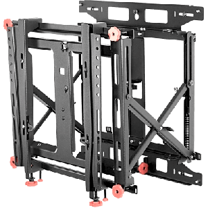Soporte Muro para video wall LCD / Liberación Rápida / Para Pantallas 46"-60" / Ajuste Micro Sin Herramientas XYZ 1.5" / VESA 600x400 mm / Carga Máxima 56Kg / Gestión Integrada de Cables