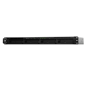 Unidad de Expansión Synology RX418 | 4 Bahías SATA HDD/SSD 3.5" y 2.5" | eSATA | Profundidad 30 cm | Compatible con RackStation 1U | Administración DSM.