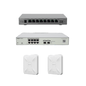 Solución Completa de Red para hasta 200 Clientes y hasta 4 servicios de Internet., Ideal para Iniciar un Proyecto de Hotelería u Oficina