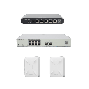 Solución Completa de Red para hasta 100 Clientes y hasta 2 servicios de Internet., Ideal para Iniciar un Proyecto de Hotelería u Oficina