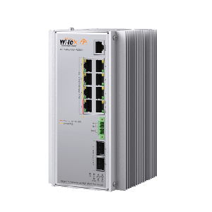 Switch Industrial Administrable Gigabit con 2 Puertos PoE bt + 6 Puertos PoE af/at o 24 V Pasivo + 2 SFP Gigabit, 240 W