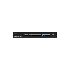 Switch de Agregación Capa 3 GWN7830 / 2 Puertos Gigabit Ethernet / 6 Puertos Gigabit SFP / 4 Puertos 10Gigabit SFP+ / QoS Integrada / Soporte IPv6 e IPv4 / Seguridad Avanzada / Stacking /