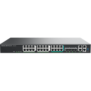 Router Todo-en-Uno GCC6021 con PBX de 50 Extensiones + Firewall + VPN + Switch de 16 Puertos GbE + 4x SFP+ 10 GbE y 8x 2.5 GbE / Gestión en la Nube con GDMS