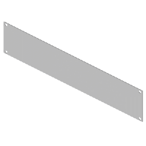 Tapa Ciega para Rack 19 in / 2 Unidades (2U) / Acero Calibre 14 / 483 mm x 88 mm (19.02 in x 3.46 in) / Pintura Electrostática Blanca / Componente Pasivo