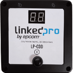 Contador Digital Descargas Atmosféricas / Pantalla Digital / IP65 Exterior / Batería 3V / Rango -20°C a 60°C / 120x120x60 mm (4.7x4.7x2.4 in)