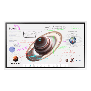 Pizarra Interactiva Digital / 55" 4K UHD (3840x2160) / Touch IR 20 Puntos / Whiteboard 4 Usuarios Simultáneos / Tizen 9.0 / WiFi / VESA 400x400
