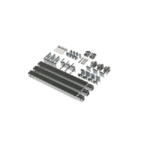 Caja de accesorios de aluminio anodizado para montaje VEKTOR8R3M , arreglo 1X4 para techo