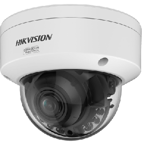 [Dual Light + ColorVu 3.0 + HikAI] Domo IP 4 Megapixel / Lente Mot. 2.8 a 12 mm / 40 mts IR + Luz Blanca / Exterior IP67 / WDR 130 dB / ACUSENSE 3.0 / Metal / NEMA 4X / ACUSEEK