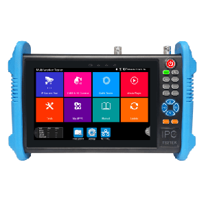 Tester de Video Profesional | Pantalla 7"| Prueba IP/HD/Analógicas | TVI/CVI/AHD/CVBS | IP ONVIF | 4K/8K | H.264/H.265 | HDMI | PTZ | Scanner IP | TDR | Salidas 12V/24V/PoE | Activación Simultanea.