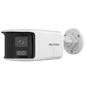 [PROTECCIÓN ACTIVA] Bala IP 6 Megapixel / 2 Lentes de Lente 2.8 mm (Imagen Panorámica 180°) / 30 mts IR / Exterior IP67 / Luz Intermitente y Alerta de Audio / Audio Bidireccional / ACUSENSE / WDR 120 dB / Micro SD