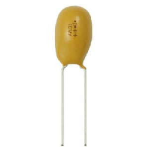 Capacitor de Tantalio de 2200nF , Emplomado sólido de 25 Vcc