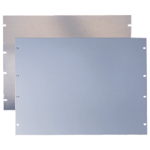 Tapa Ciega Para Rack Estándar de 19in, Plano, de Aluminio, 3 UR