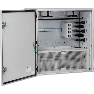 Gabinete de Zona de Instalación en Pared, Uso Industrial con Clasificación UL tipo IP66 y 4/12/4X, de 610 x 295 x 610 mm, de Acero, Color Gris