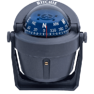Brújula de Navegación Marítima Ritchie Explorer B-51G / Montaje en Bracket / Dial 2 3/4" (70 mm) / Iluminación Nocturna Verde / DirectiveForce Magnets / Construcción Compuesta Alta Temperatura / 100% Reparable