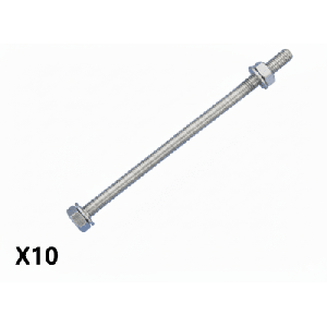 Kit de 10 Tornillos para Montar 1 Separador de Plástico