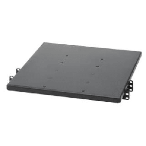 Charola de Doble Fijación en Rack de 2 Postes, 635 mm de Profundidad, y Soporte de Peso de 113 Kg, 1 UR, Color Negro