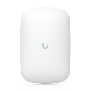 Extensor WiFi 6 UniFi / Hasta 5.3 Gbps Agregados / Doble Banda 2.4 y 5 GHz / MIMO 2x2 y 4x4 con Beamforming / Conexión Directa a Contacto Eléctrico / 300+ Clientes Concurrentes / Gestión UniFi Network / Exclusivo para Equipos UniFi