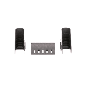 Kit de Bajada de Cables Para Charola Tipo Escalerilla, Con Control de Radio de Curvatura, Fabricado en Nylon 6.6, Color Negro