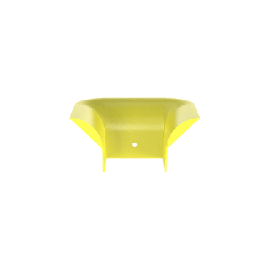 Accesorio de Control de Radio de Curvatura, Para Bajadas de Cable con Canaletas FiberRunner 4x4, Color Amarillo