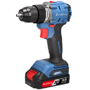 Rotomartillo / Taladro Inalámbrico de 20V sin Carbones, Broquero de 1/2", incluye 2 Baterías de 2.0 Ah, Cargador y Maletín