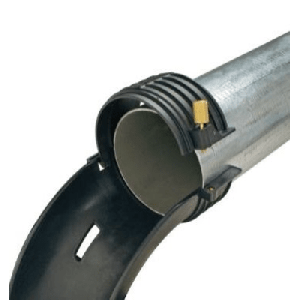 Conducto tipo cascada Tak-Ty™, 4 in, negro