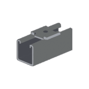 Tope Unicanal Muesca para Tornillo de 1/2" ( 13 mm ).