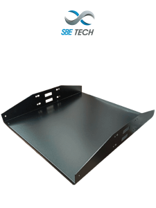 SBE TECH SBE-CDL1P1918 - Charola Doble para rack con medidas de 19" (48.26 cm) de ancho x 18" (45.72 cm) de largo, y soporta hasta 34 kg 2 UR