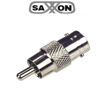 SAXXON PSUBR02 - Bolsa de 10 Conectores BNC Hembra a RCA Macho/