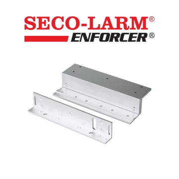 Seco-Larm E941S600/ZQ - Soporte en "Z" y en "L" para cerraduras electromagnéticas de la serie 600 lb/ 280 kg (interior)