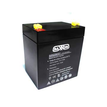 SAXXON CBAT45AH- Bateria de respaldo de 12 volts libre de mantenimiento y facil instalacion / 4.5 AH/ Compatible DSC/ CCTV/ Acceso